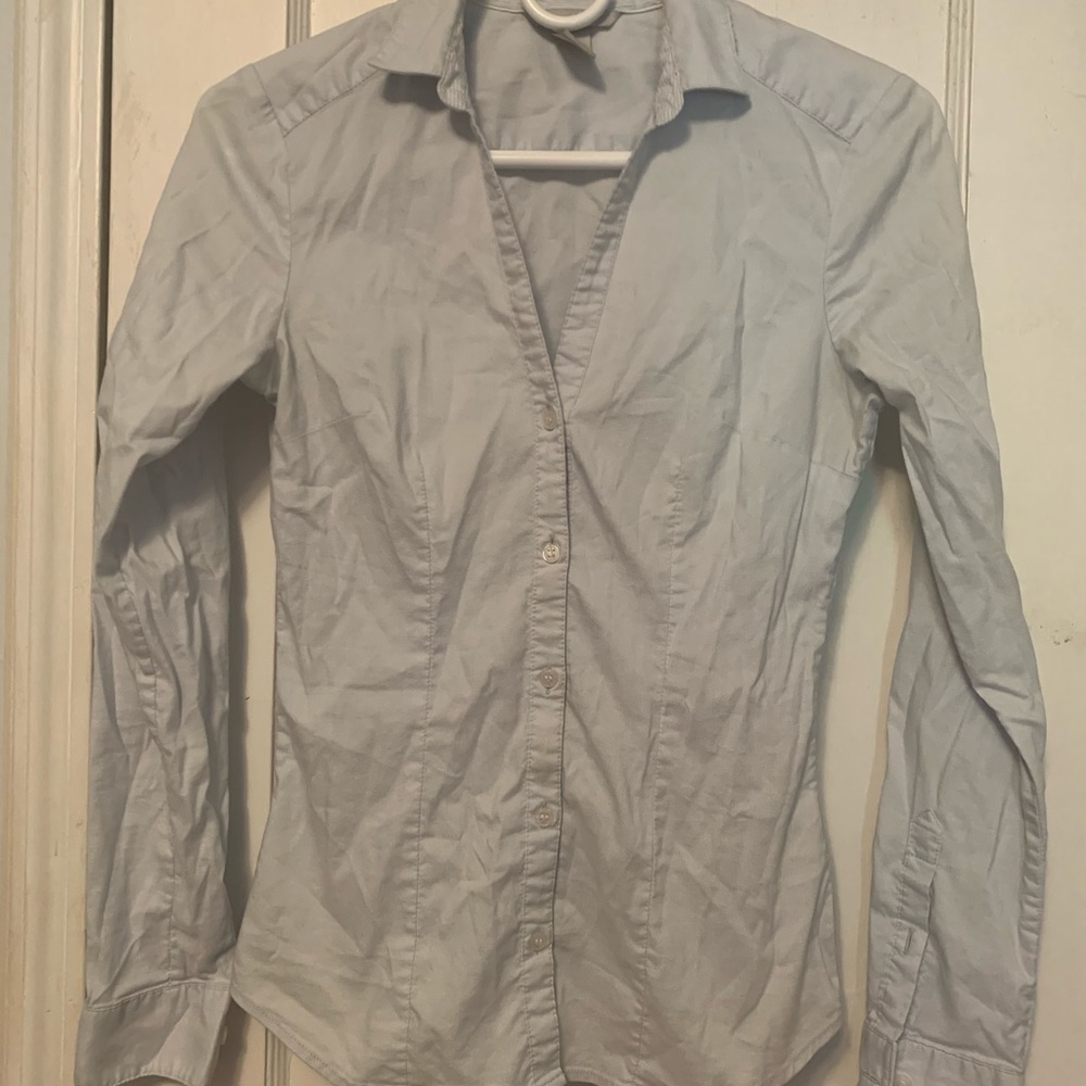 H&M Blue button up.